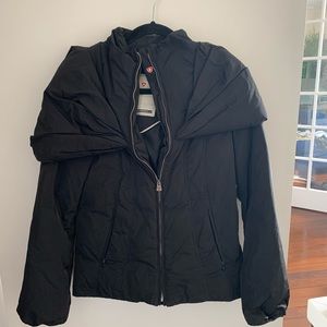 Postcard Shawl Ski Coat